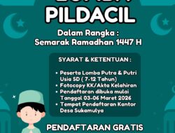 Resmi, Pendftaran Lomba Pildacil Dibuka Pemdes Sukamulya, Catat Pelaksanaannya! 