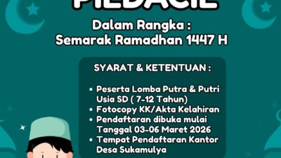 Resmi, Pendftaran Lomba Pildacil Dibuka Pemdes Sukamulya, Catat Pelaksanaannya! 