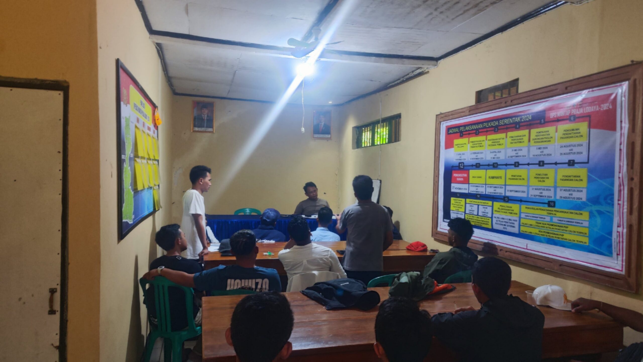 Teks: Proses klarifikasi kasus penganiayaan Pasirkuda di Polsek Tanggeung Cianjur