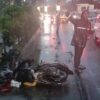 Gagal Terjang Arus Banjir di Puncak, Dua Pengendara Motor Hanyut