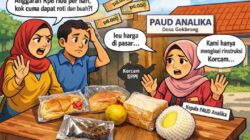 Anggaran Rp8 Ribu per Hari Dipertanyakan, Murid PAUD Analika Hanya Dapat Roti dan Buah