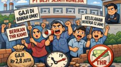 Karyawan PT Best Sejati Konesia Keluhkan Tak Dapat THR, Gaji di Bawah UMK dan Jam Kerja Panjang