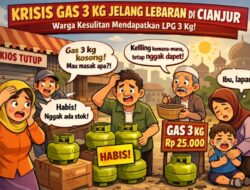 Stok Kosong Jelang Lebaran, LPG 3 Kg di Cianjur Sulit Didapat
