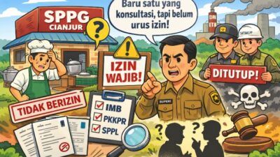 Dapur SPPG di Cianjur Tak Kantongi Izin