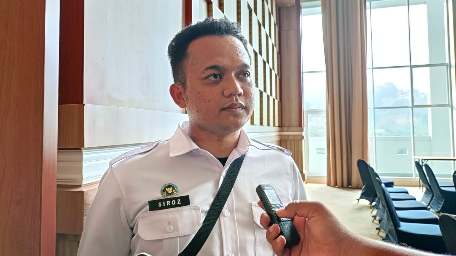 Teks: Sirojudin BGN Cianjur dalam kegiatan evaluasi dan pengawasan SPPG di Le Eminence Puncak