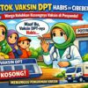 Stok Vaksin DPT Dilaporkan Habis di Cibeber, Orangtua Kecewa! 