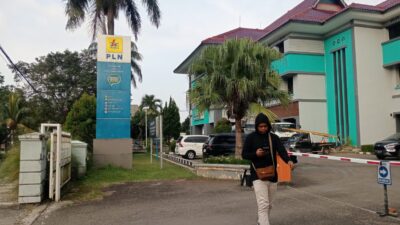 Tiang PLN Diduga Serobot Lahan Warga Mande