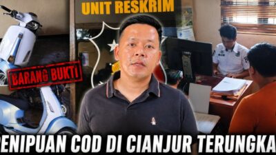 Beraksi Lewat COD Facebook, Empat Pelaku Penipuan Vespa Ditangkap Polisi