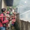 Dentuman dan Asap Pekat Warnai Kebakaran Hebat di Bojongpicung, Tiga Rumah Ludes Terbakar