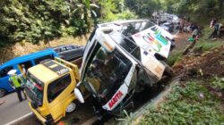 Bus Marita Kecelakaan di Cugenang, Penumpang Sebut Rem Tercium Bau Sejak Ciawi