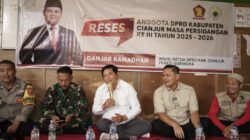 Ganjar Ramadhan Serap Aspirasi Warga dalam Reses DPRD Cianjur di Tiga Kecamatan.