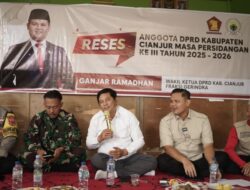 Ganjar Ramadhan Serap Aspirasi Warga dalam Reses DPRD Cianjur di Tiga Kecamatan.