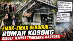 Emak-emak Haurwangi Geruduk Rumah Kosong Diduga Tempat Transaksi Narkoba