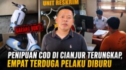 Beraksi Lewat COD Facebook, Empat Pelaku Penipuan Vespa Ditangkap Polisi