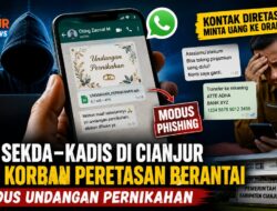 Eks Sekda hingga Mantan Kadis di Cianjur Jadi Sasaran Peretasan, Modus Sebar Undangan Pernikahan