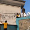 Gerakan Indonesia Asri, Polres Cianjur Bersihkan Coretan Vandalisme di Sejumlah Ruas Jalan Kota