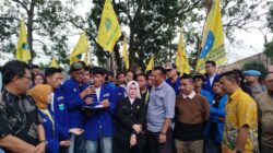 PMII Cianjur Unjuk Rasa di DPRD, Teatrikal hingga Ketegangan Warnai Aksi