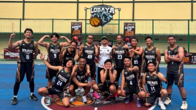 Hari Bhayangkara ke-80, Polres Cianjur Melaju ke Semifinal Basket Polda Jabar