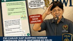 PWI Cianjur Siap Dampingi Korban Pemerasan Oknum Wartawan ke Polisi