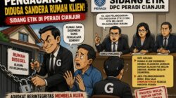 Diduga Sandera Rumah Klien, Pengacara “G” Jalani Sidang Etik di Peradi Cianjur