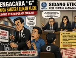Diduga Sandera Rumah Klien, Pengacara “G” Jalani Sidang Etik di Peradi Cianjur