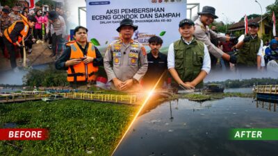Polres Cianjur Jadikan HUT Bhayangkara ke-80 Momentum Selamatkan Danau Jangari