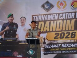 Diserbu Pecatur dari 17 Daerah, Turnamen Catur Nasional Dandim Cup 2026 Tambah Kuota Jadi 210 Peserta