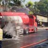 Truk BBM Pertamina Terbakar di Warungkondang, Polisi: Diduga Dipicu Kampas Rem Panas