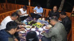 Jelang TMMD di Desa Sukamekar, Kapolres Cianjur Pimpin Personel Bermalam di Curug Citambur