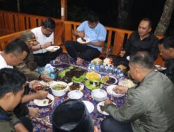 Jelang TMMD di Desa Sukamekar, Kapolres Cianjur Pimpin Personel Bermalam di Curug Citambur
