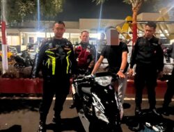 Patroli Jago Presisi Polres Cianjur Tindaklanjuti Laporan 110, Satu Pengendara Diamankan
