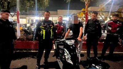 Patroli Jago Presisi Polres Cianjur Tindaklanjuti Laporan 110, Satu Pengendara Diamankan