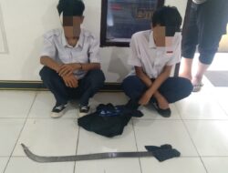 MPLS Ternoda! Dua Pelajar SMP Diamankan Saat Diduga Hendak Tawuran Bersenjata