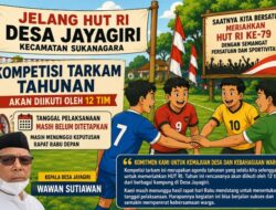 Jelang HUT RI, Desa Jayagiri Siapkan Kompetisi Tarkam Tahunan