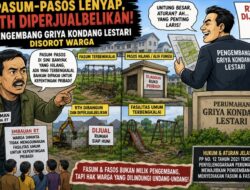 “Hak Warga Dijual? Fasum Hilang, RTH Disulap Jadi Komoditas di Griya Kondang Lestari”
