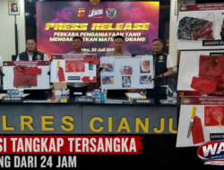Polres Cianjur Ringkus Tersangka Penusukan Pedagang Kelapa Kurang dari 24 Jam, Motif Terungkap