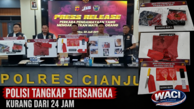 Polres Cianjur Ringkus Tersangka Penusukan Pedagang Kelapa Kurang dari 24 Jam, Motif Terungkap