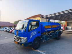 Polres Cianjur Siagakan Truk Tangki Air Gratis untuk Warga Terdampak Kekeringan