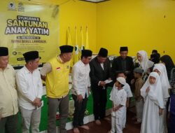 HUT ke-50 Bahlil Lahadalia, Golkar Cianjur Santuni 100 Anak Yatim