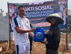 Semarak HUT RI ke-81, Lapas dan Kanim Cianjur Perkuat Gotong Royong Bersama Warga