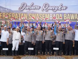 Polri Tanam Bawang Putih Serentak di 14 Daerah Jabar, Cianjur Jadi Salah Satu Lokasi