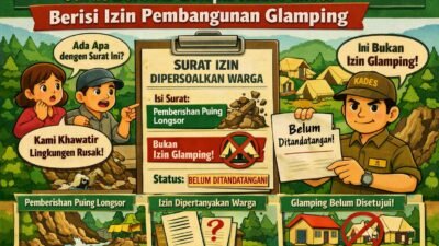 Surat Beredar Ditepis Kades Ciloto Berisi Izin Pembangunan Glamping