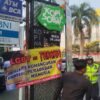 Massa Aksi Tolak LGBT Pasang Banner di Sejumlah Lokasi yang Diduga Jadi Titik Aktivitas LGBT