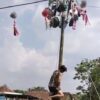 Liwet 20 Meter dan Panjat Pinang, Warga Kampung Menak Rayakan HUT RI dengan Swadaya