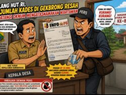 Jelang HUT RI, Sejumlah Kades di Gekbrong Resah Didatangi Oknum Mengatasnamakan Wartawan
