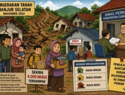 Ribuan Warga Terdampak Pergerakan Tanah di Cianjur Selatan Masih Menumpang dan Mengontrak