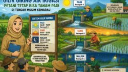 UPTD Wilayah I Terapkan Gilir Giring, Petani Tetap Bisa Tanam Padi