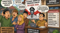 Pilkades Serentak Cianjur Makin Dekat, Sosialisasi DPMD Dipertanyakan