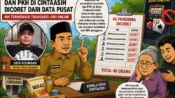 46 Penerima Sembako dan PKH di Cintaasih Dicoret, NIK Terindikasi Transaksi Judol