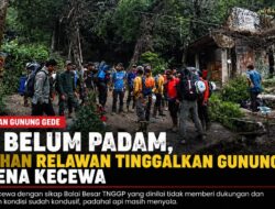 Api Belum Padam Total, Puluhan Relawan Pilih Tinggalkan Gunung Gede karena Kecewa